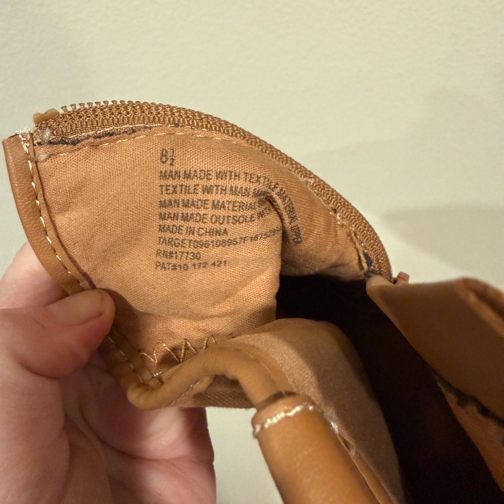 Universal Thread Tan Ankle Booties sz8.5 - Picture 5 of 6